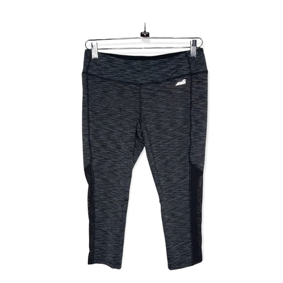 AVIA Gray Talla Capri Leggings with Mesh on Legs M - Picture 1 of 7